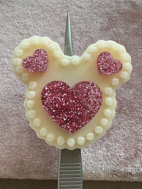 The Fawn Doe Mickey Heart Cookie Straw Topper